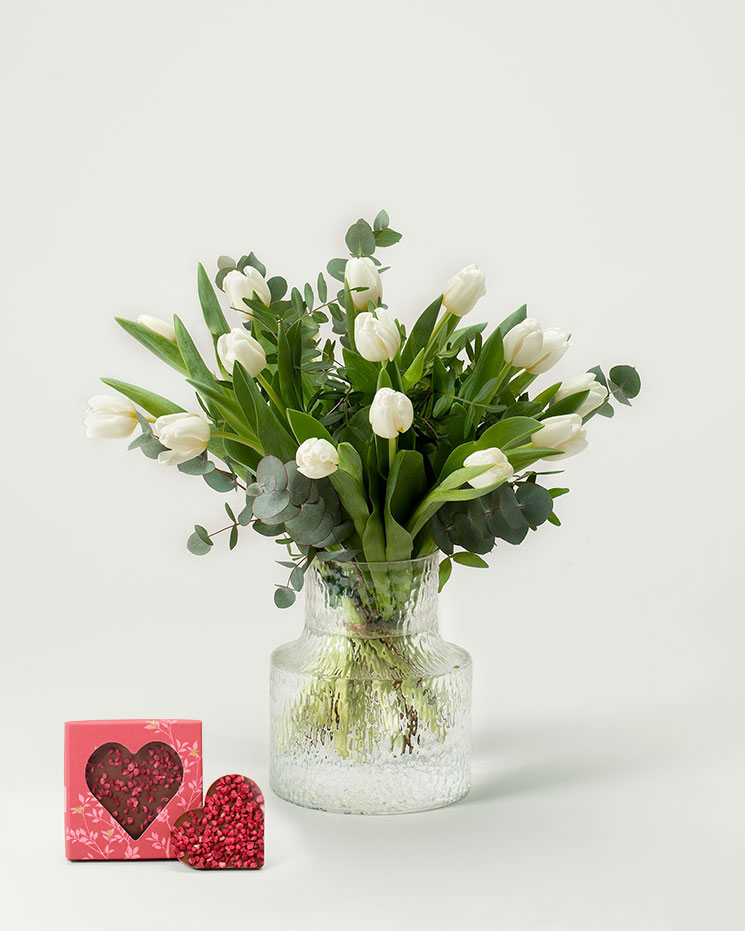 Vintermorgon med chokladhjärta