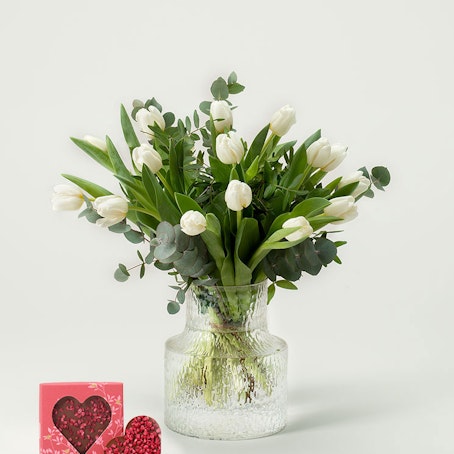 Vintermorgon med chokladhjärta