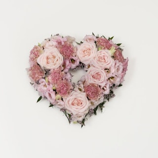 Avsked, öppet blomsterhjärta
