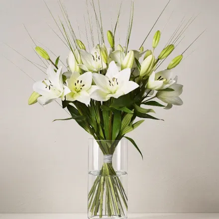 Bukett Vita liljor