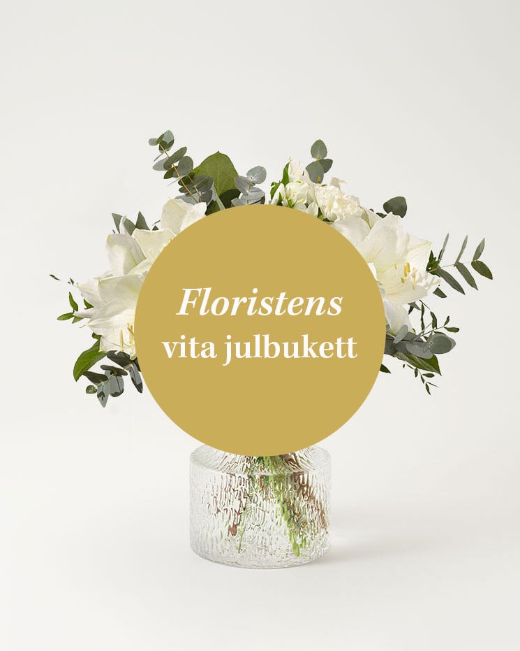 Floristens vita julbukett