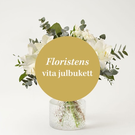 Floristens vita julbukett