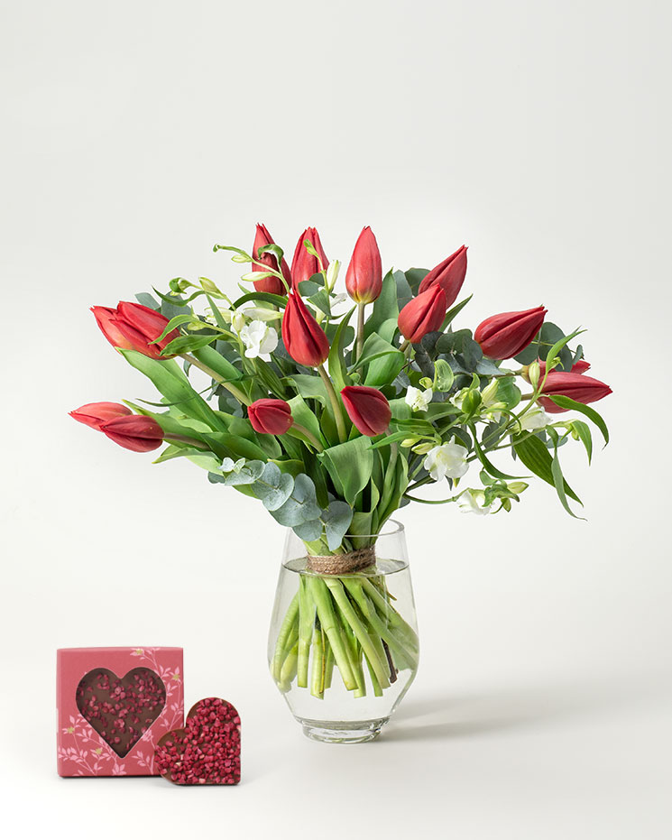 Kärleksdröm med chokladhjärta