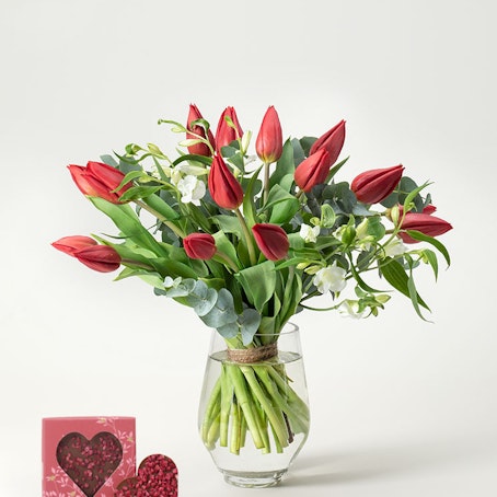 Kärleksdröm med chokladhjärta