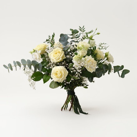 Saknad, stjälkstående bukett