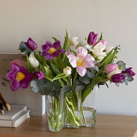 Tulpanfrossa med chokladhjärta