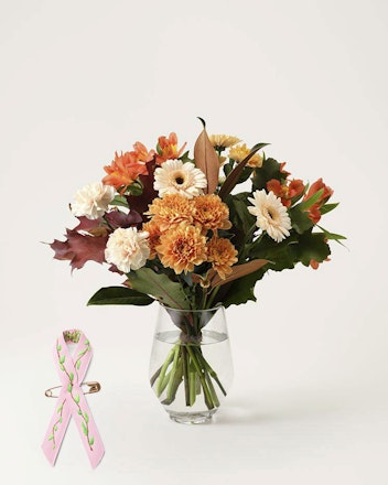 Mera Blomsterglädje med rosa bandet