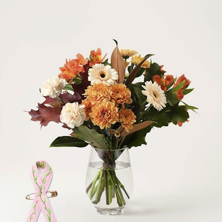 Mera Blomsterglädje med rosa bandet