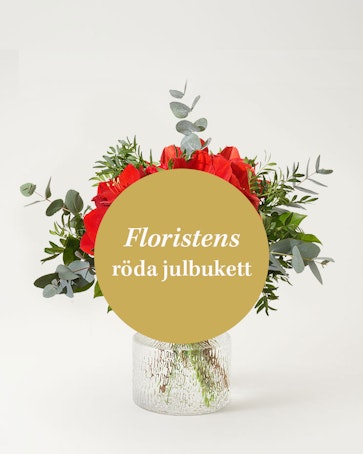 Floristens röda julbukett