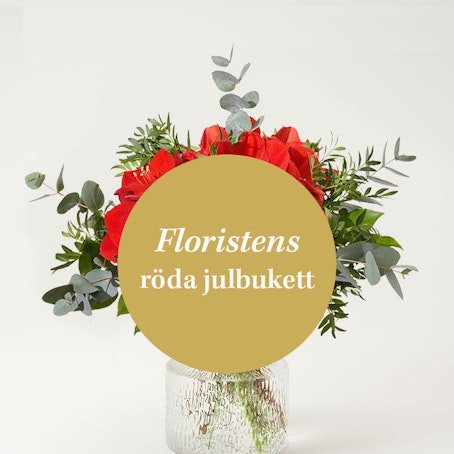 Floristens röda julbukett