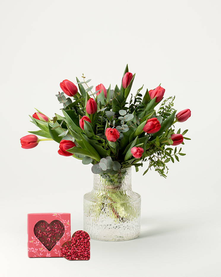 Juldagsmys med chokladhjärta