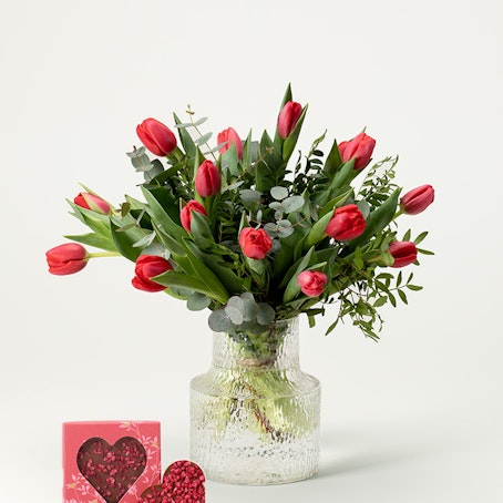 Juldagsmys med chokladhjärta