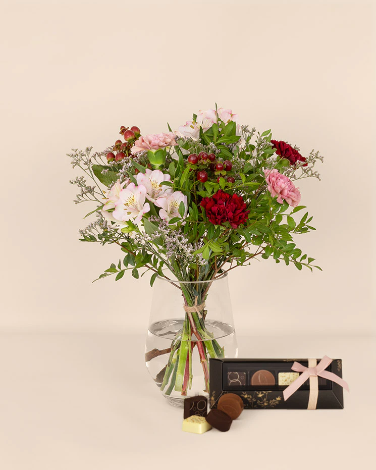 Kram med chokladpraliner