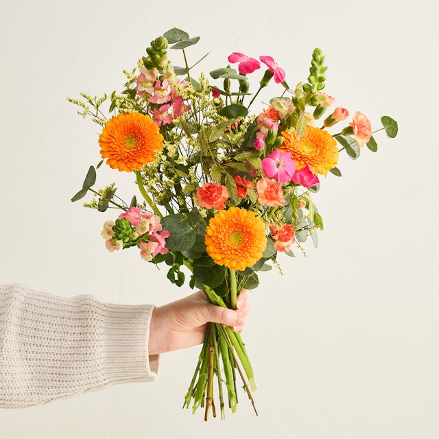 Floristens kreative buket, flerfarvet