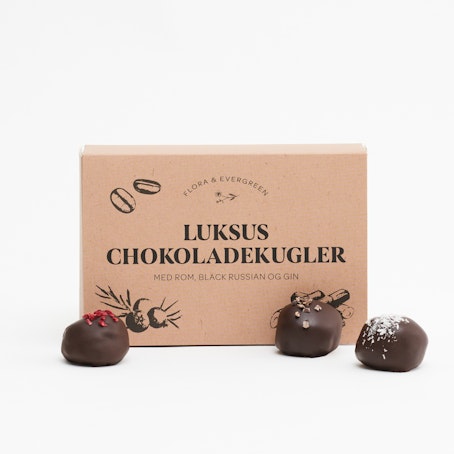 Flora & Evergreen luksus chokoladekugler