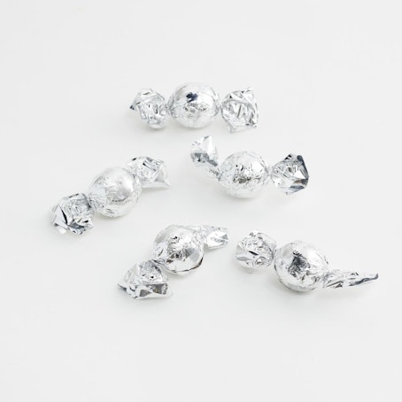 5 stk. Choco Balls, sølv