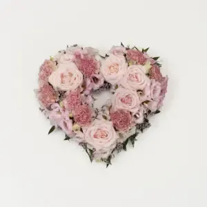 Avsked, öppet blomsterhjärta