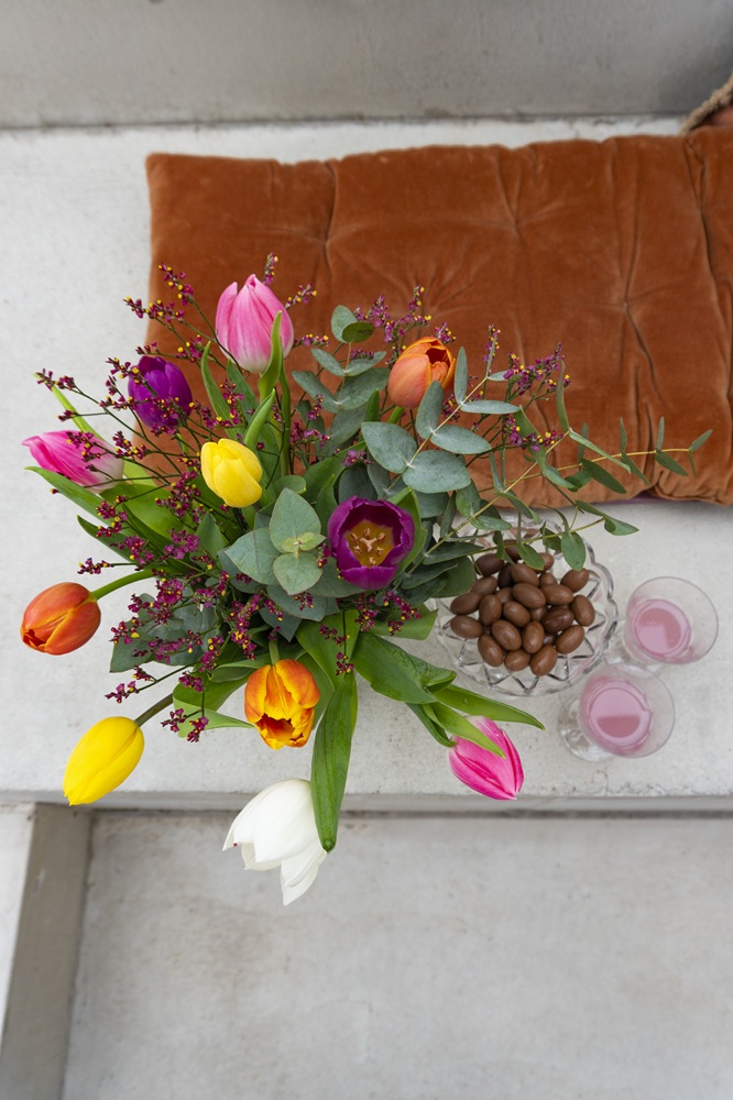 Bind din egen tulpanbukett