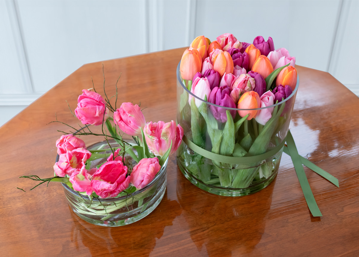 Tulpaner och Anemoner i glasvaser Inspiration Liggande.jpg