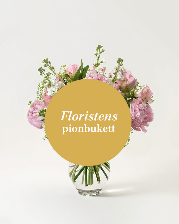 Floristens pionbukett