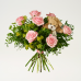 Nallebukett rosa