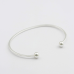 Armband Syster P Strict Plain Bangle Ball Silver